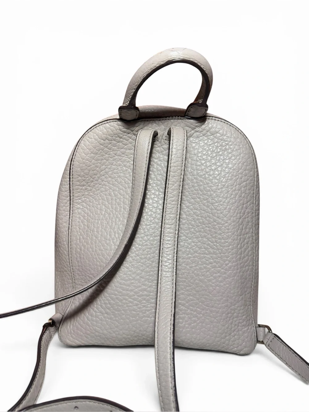 Kate Spade Caden Carter soft taupe Pebbled Leather Mini backpack